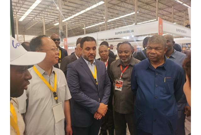 Angolan President Visits Our Exhibition Booth
