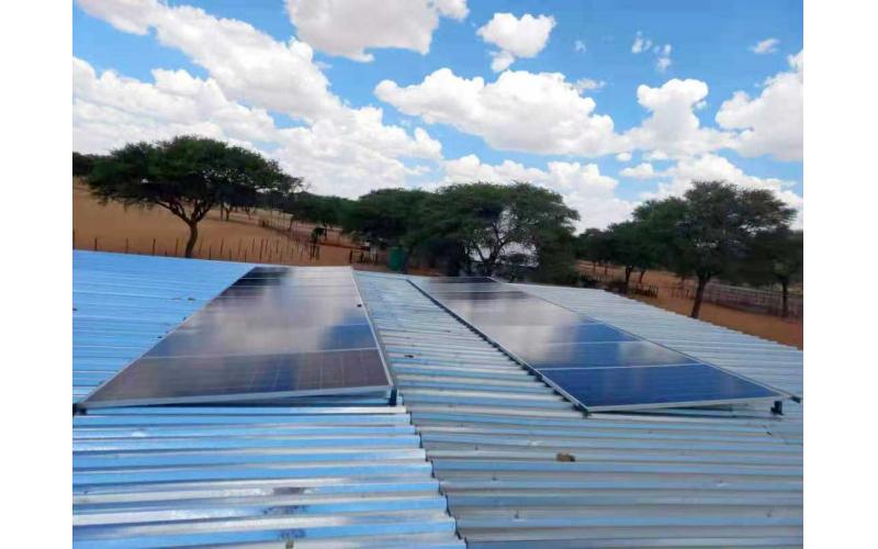 5KW X 2  off-grid photovoltaic systems for a farm in Windhoek, Namibia