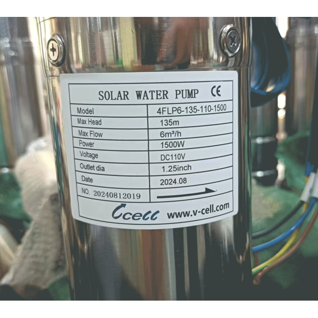 4FLP6-135-110-1500 Solar Submersible Pump